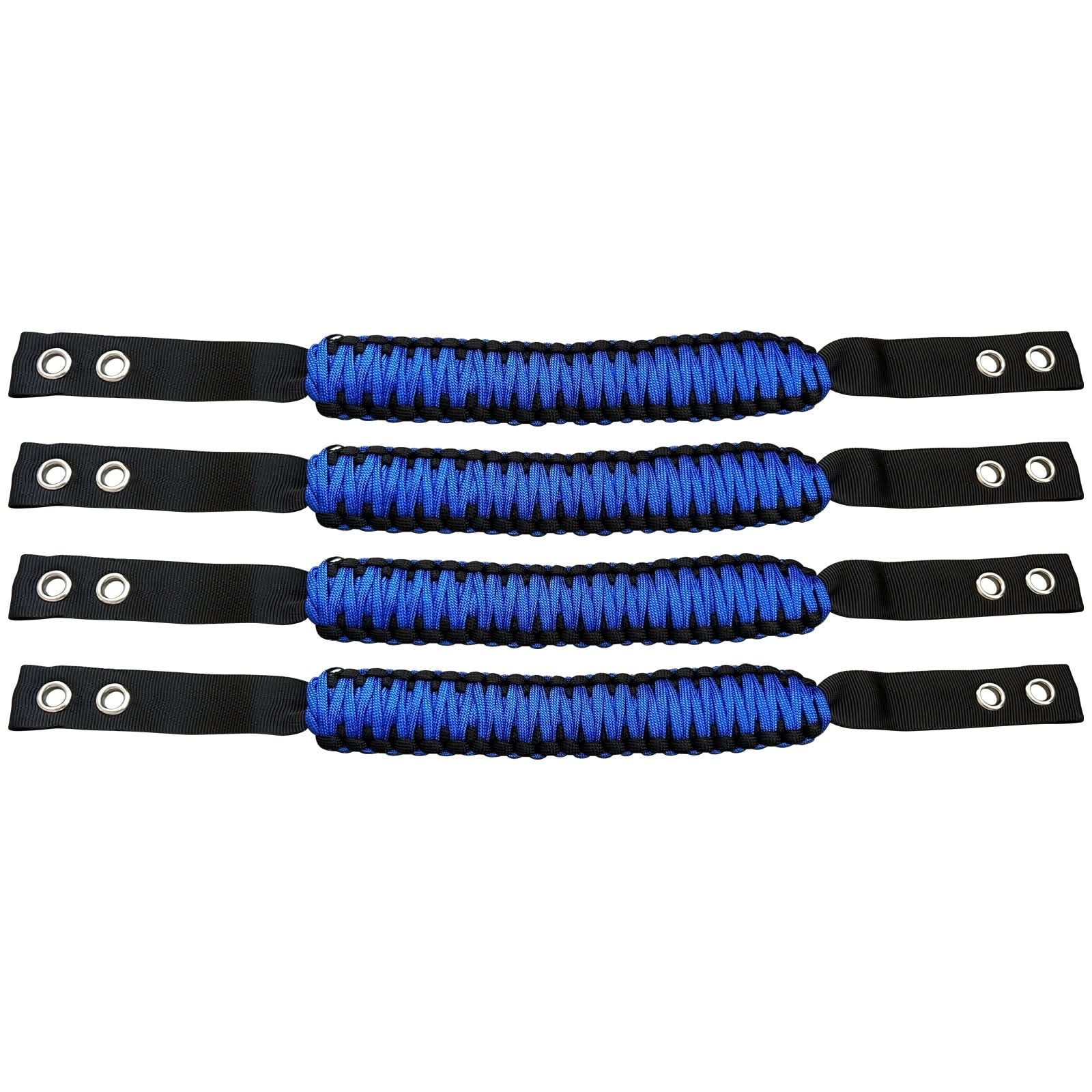 2021-2025 Ford Bronco 2/4Dr 4PCS Nylon Roll Bar Grab Handles Grip - Image 22