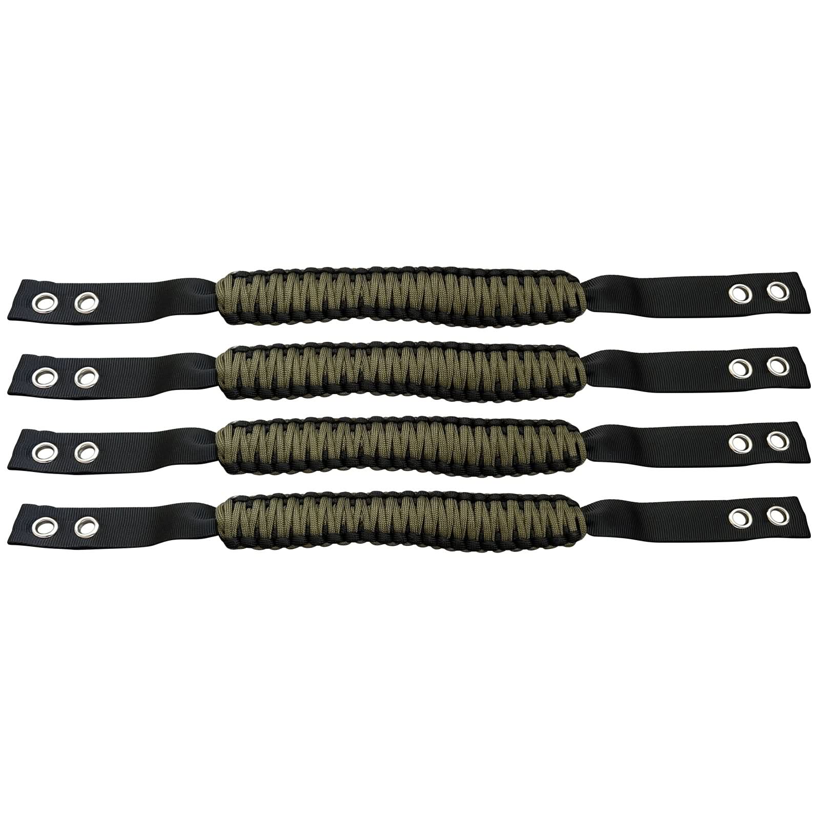 2021-2025 Ford Bronco 2/4Dr 4PCS Nylon Roll Bar Grab Handles Grip - Image 23