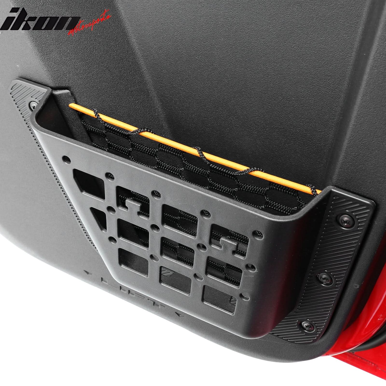 2021-2025 Ford Bronco 4 Door Black Rear Door Storage Box ABS 2PCS - Image 3