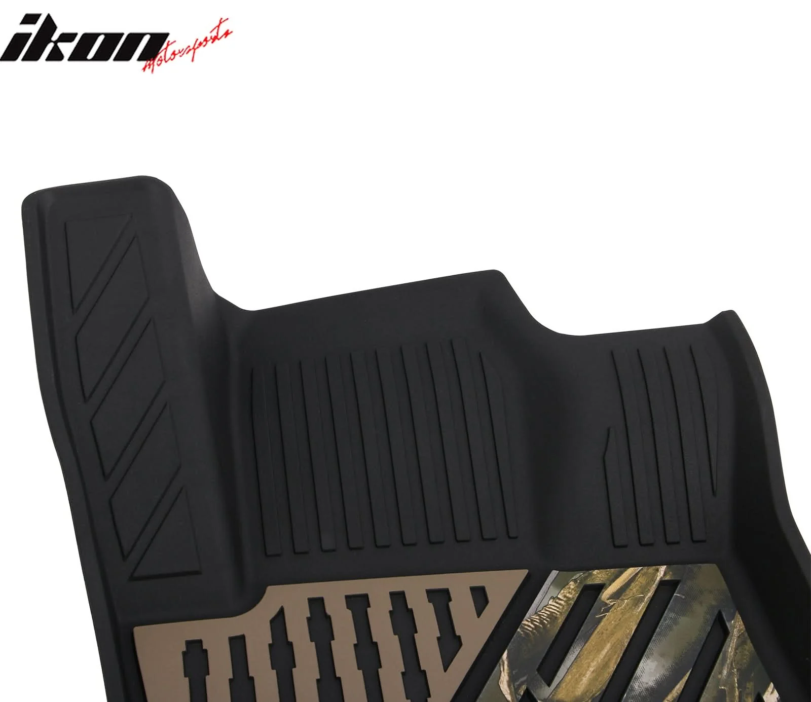 2021-2025 Ford Bronco 4DR Floor Mats TPE Carpets Black w/ Camouflage - Image 13