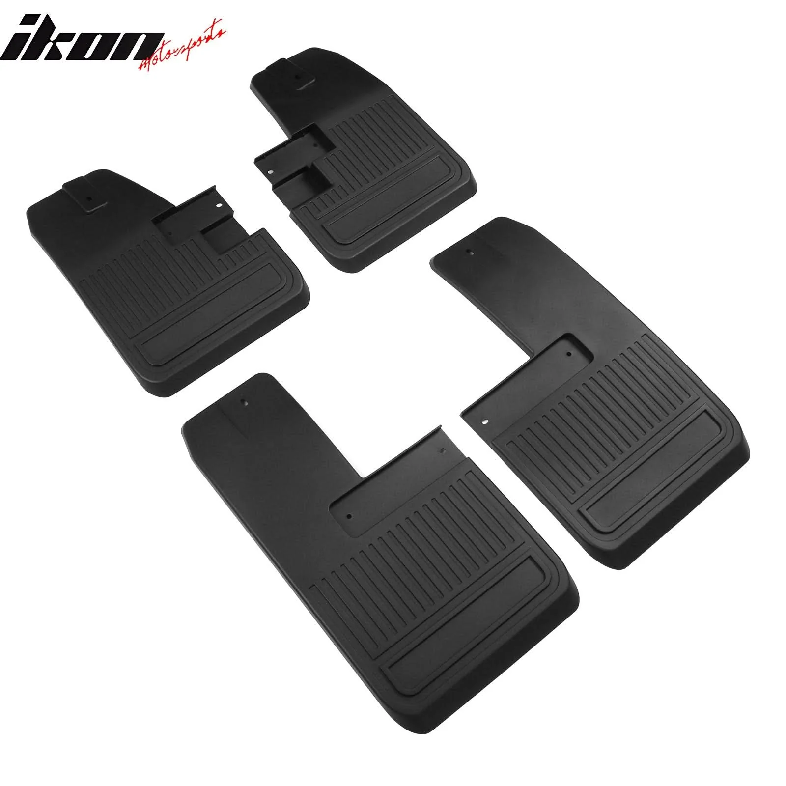 2021-2025 Ford Bronco Black 4PCS Front Rear Mud Flaps Splash Guards - Image 10