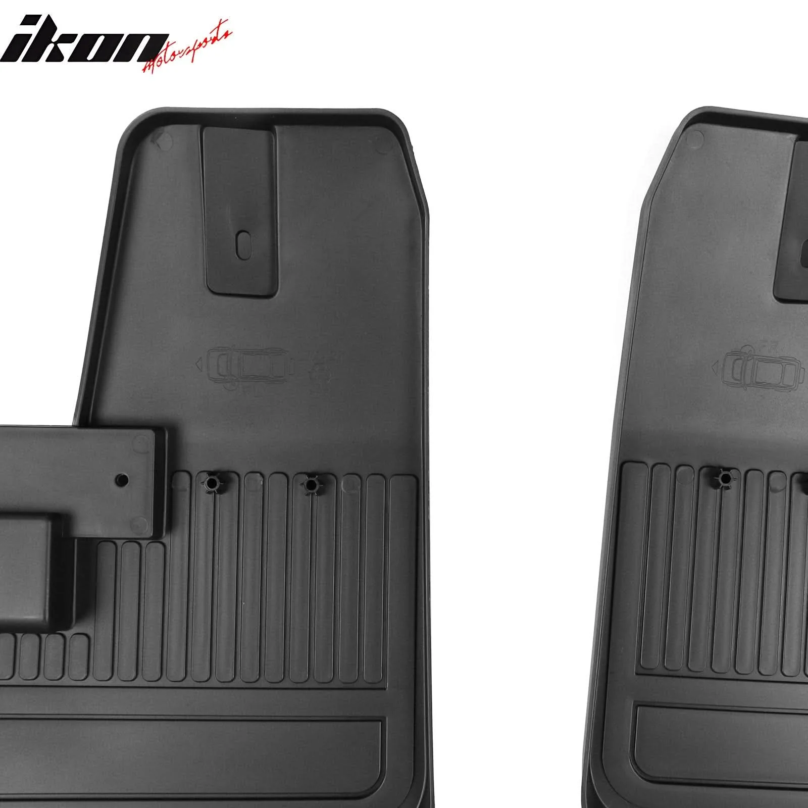 2021-2025 Ford Bronco Black 4PCS Front Rear Mud Flaps Splash Guards - Image 11