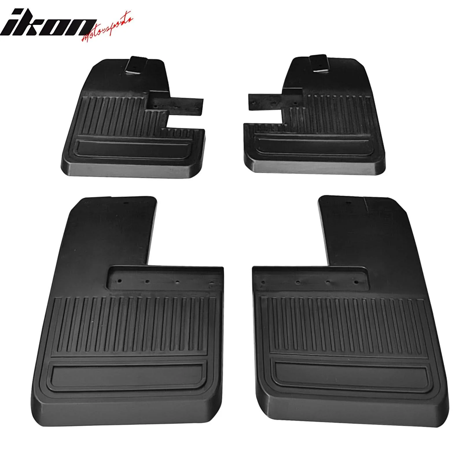 2021-2025 Ford Bronco Black 4PCS Front Rear Mud Flaps Splash Guards - Image 9