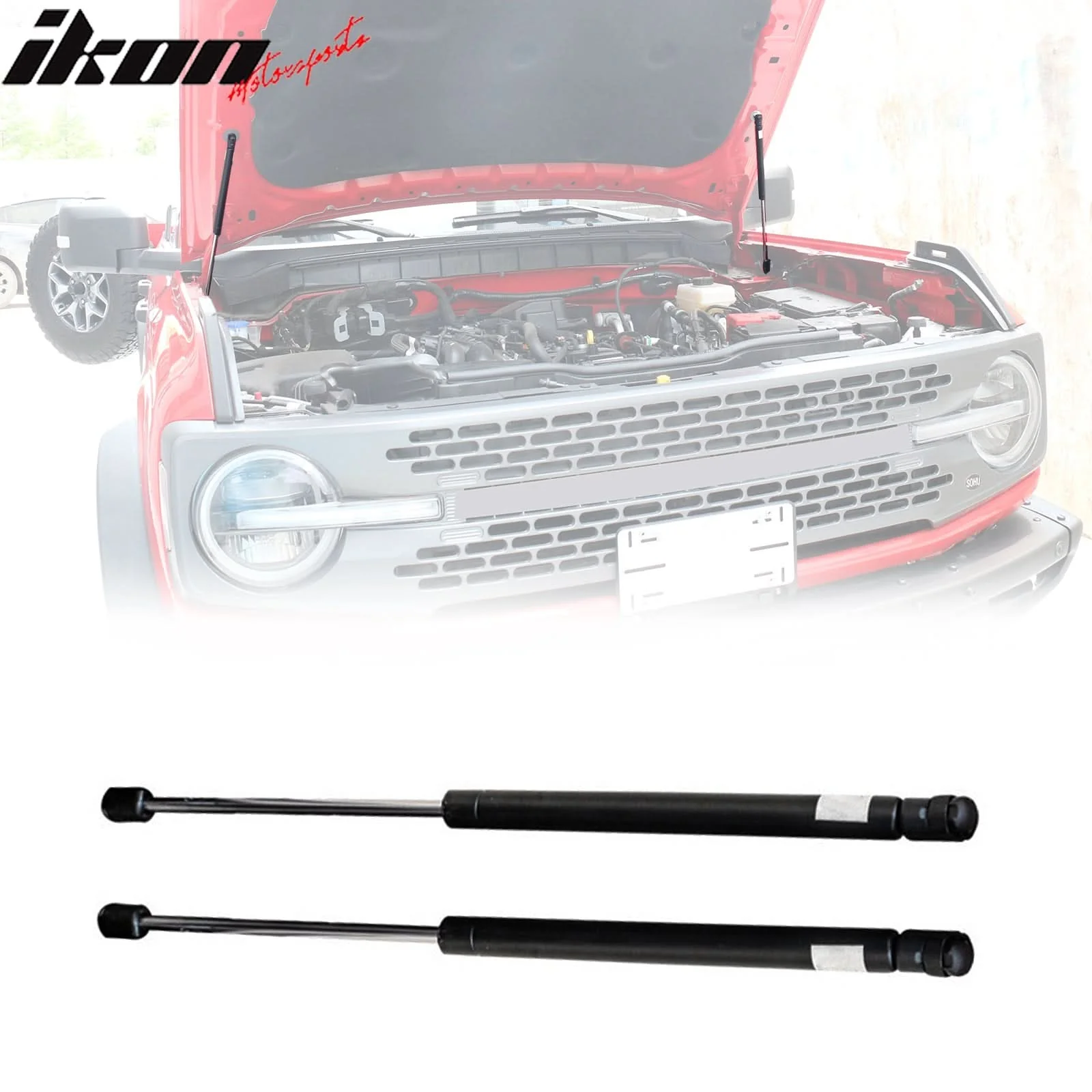 2021-2025 Ford Bronco Carbon Steel Hood Hydraulic Rod Lift Shock Strut