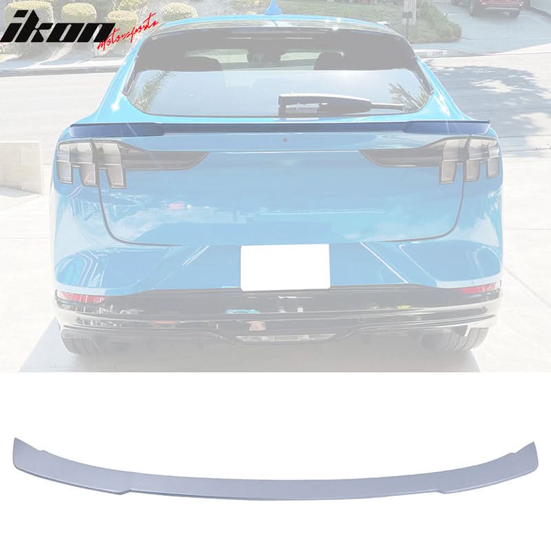 2021-2025 Ford Mustang Mach-E R Style ABS Rear Hatch Trunk Spoiler Mid - Image 11