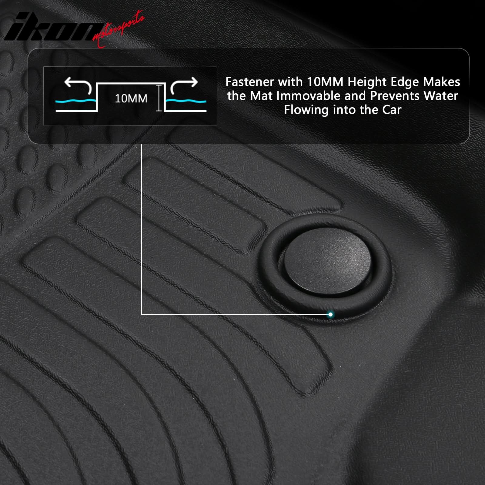 2021-2025 Kia Sorento All Weather TPE Floor Mats 3D Molded Carpets 4PC - Image 3