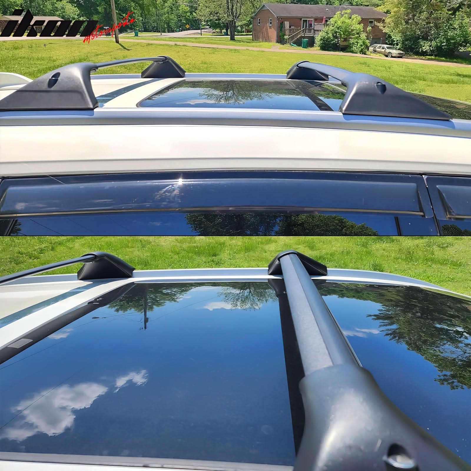 2021-2025 NissanÂ Rogue Aluminum Roof Rack Carrier Cross Bars w/ Lock - Image 14