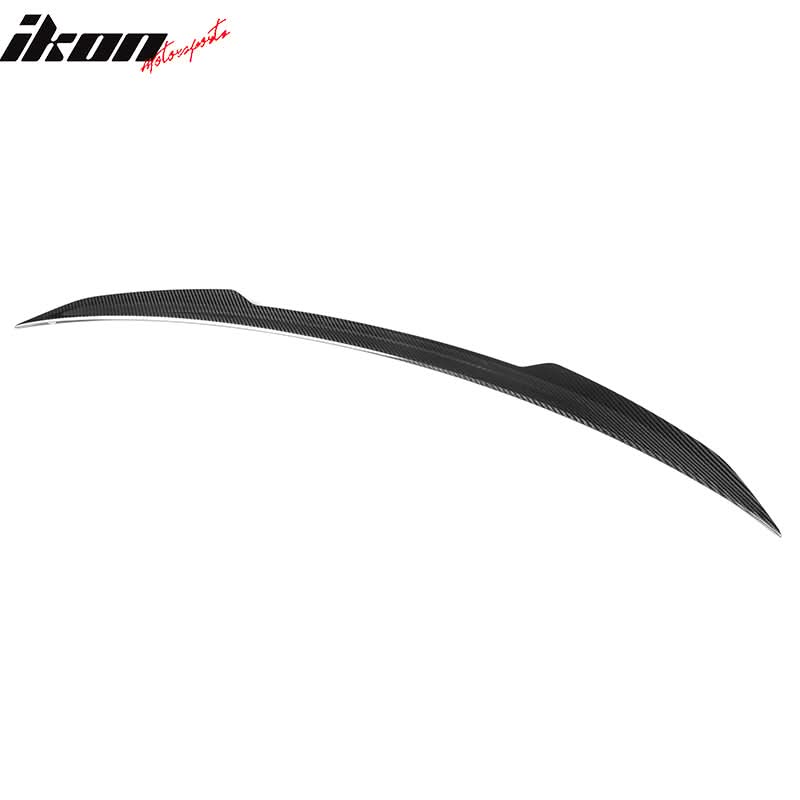 2022-2023 Benz W206 C-Class 4DR X Rear Spoiler Wing Dry Carbon Fiber - Image 2
