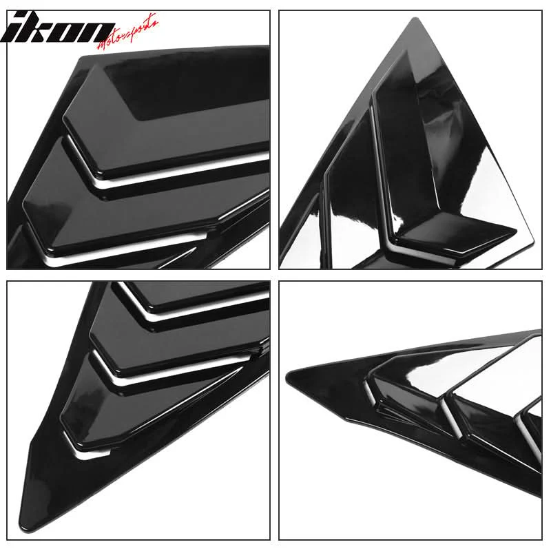 2022-2023 Honda Civic 11th Gen 4DR Sedan Side Window Louver Vent ABS - Image 10