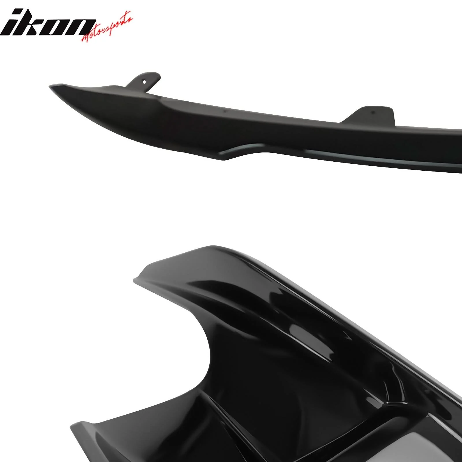2022-2023 Toyota Corolla Gloss Black Front Bumper Lip + Side Canards - Image 7