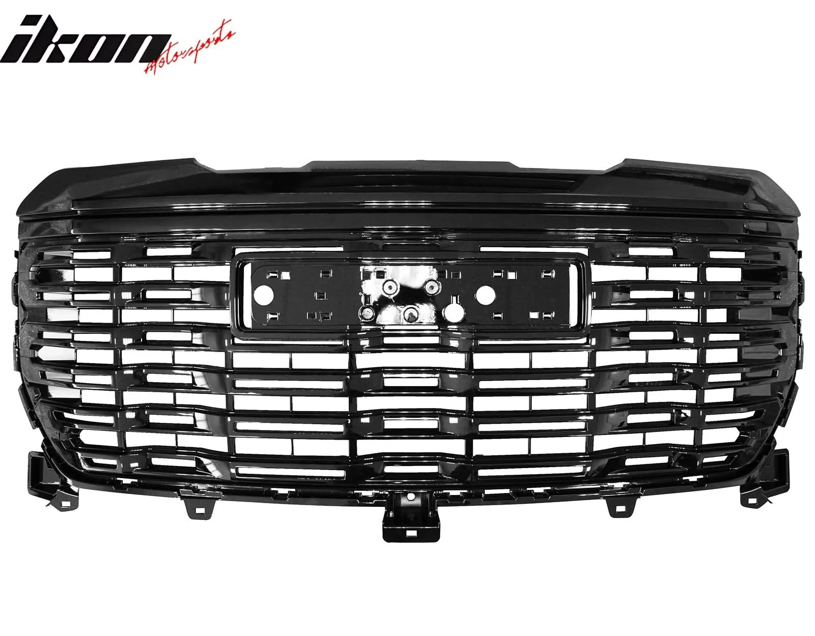 2022-2024 GMC Sierra 1500 Gloss Black Denali Style Front Hood Grille - Image 6