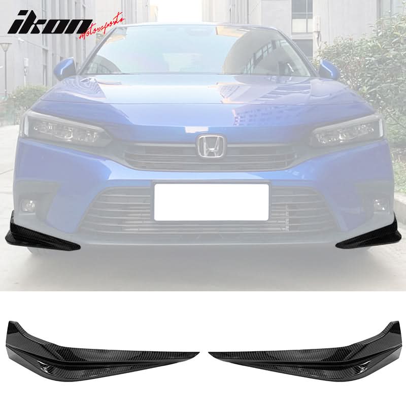 2022-2024 Honda Civic 11th HPD Style 2PC Front Splitters Painted PP - Image 12