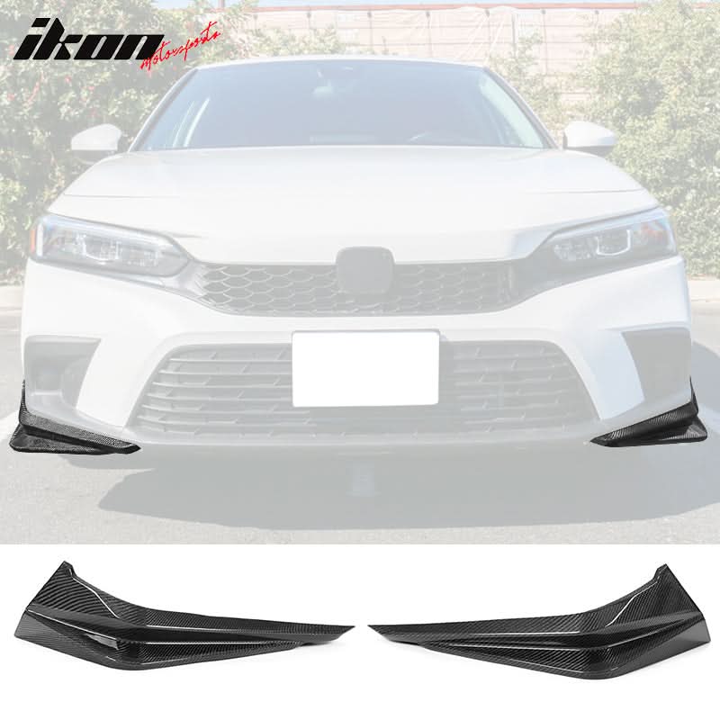 2022-2024 Honda Civic 11th HPD Style 2PC Front Splitters Painted PP - Image 15