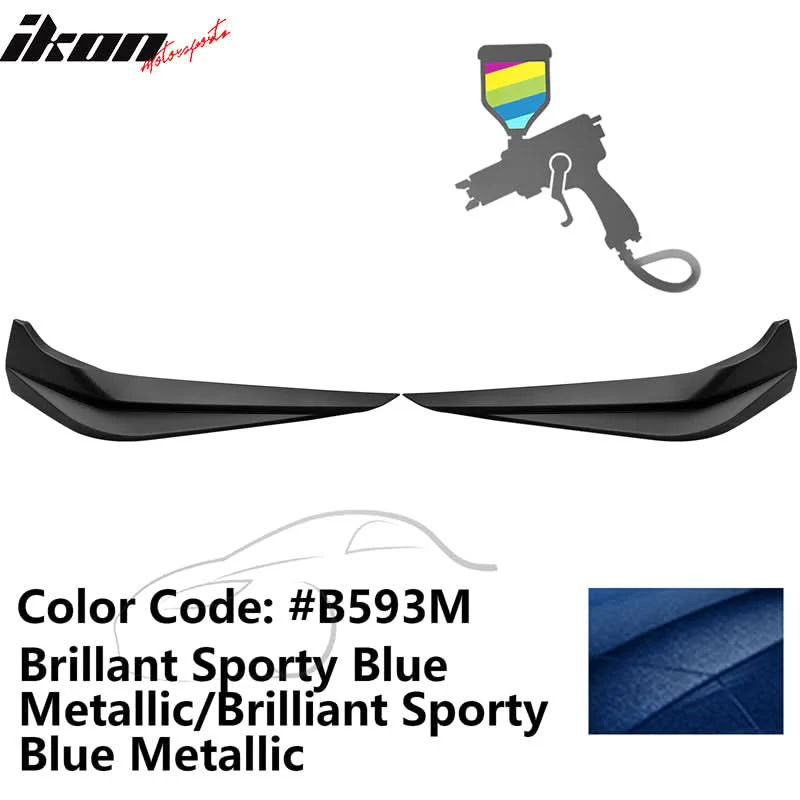 2022-2024 Honda Civic 11th HPD Style 2PC Front Splitters Painted PP - Image 16