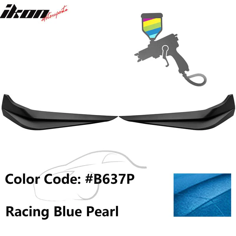 2022-2024 Honda Civic 11th HPD Style 2PC Front Splitters Painted PP - Image 17