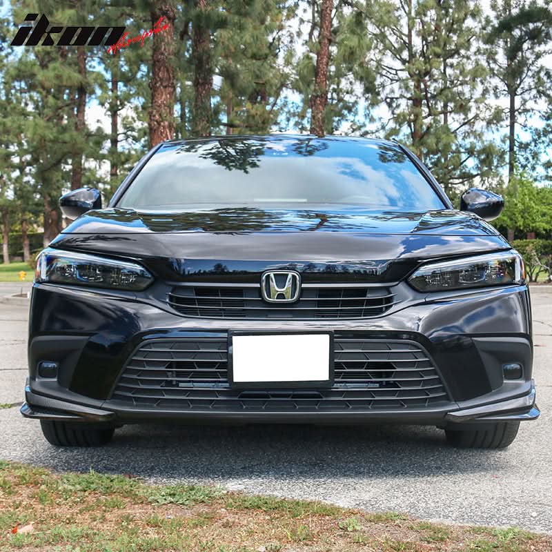 2022-2024 Honda Civic 11th HPD Style 2PC Front Splitters Painted PP - Image 6