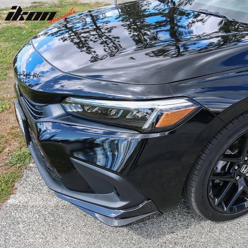 2022-2024 Honda Civic 11th HPD Style 2PC Front Splitters Painted PP - Image 7
