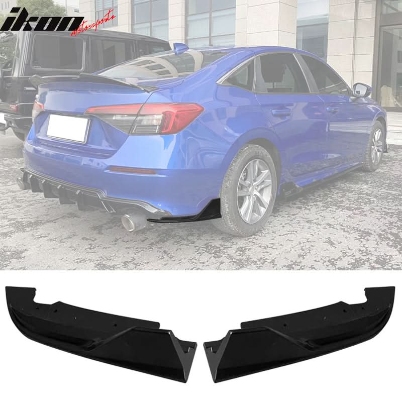 2022-2024 Honda Civic FE-C Style Rear Bumper Lip Aprons - Image 3