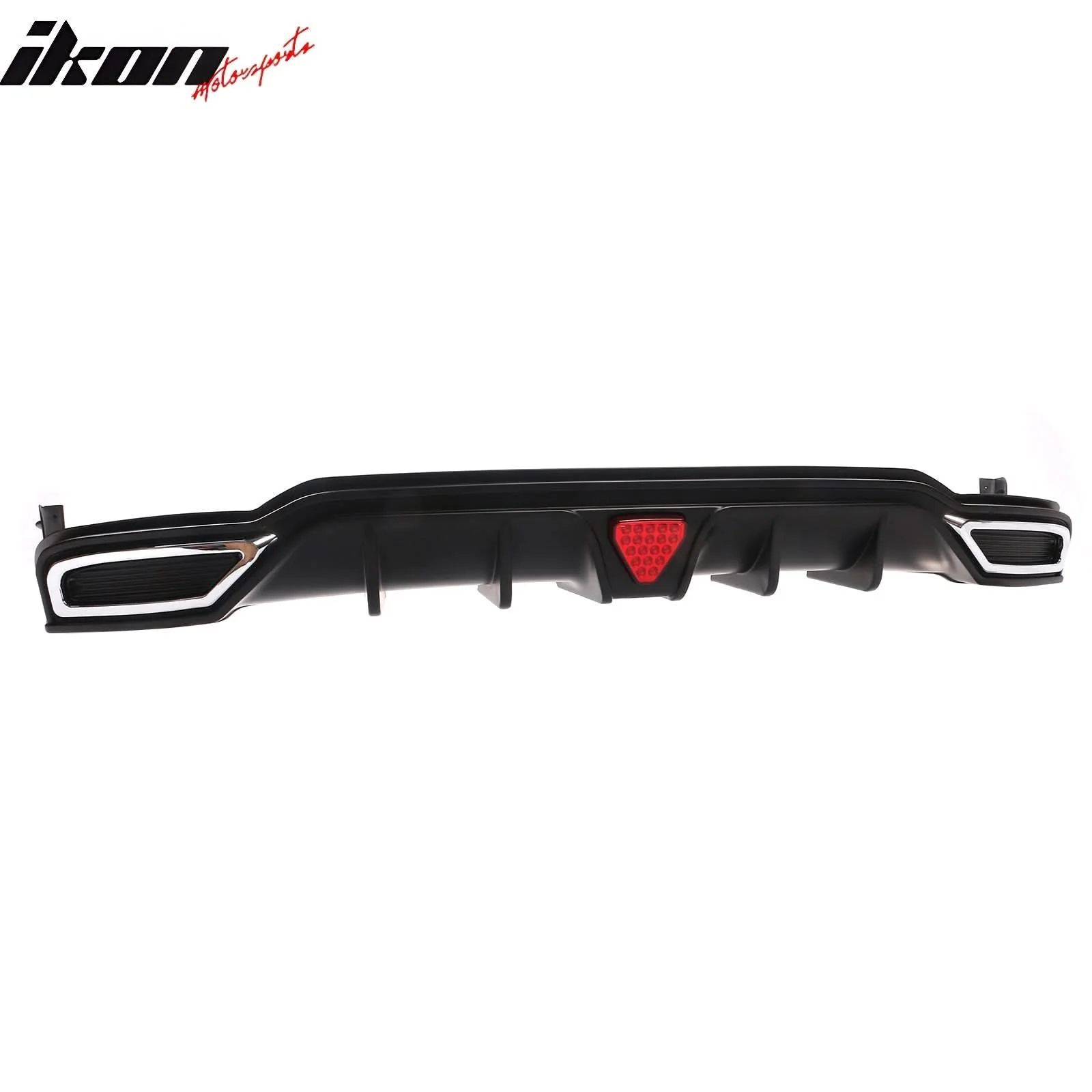 2022-2024 Honda Civic Rear Diffuser Lip W/ Corner Spats PP - Image 2