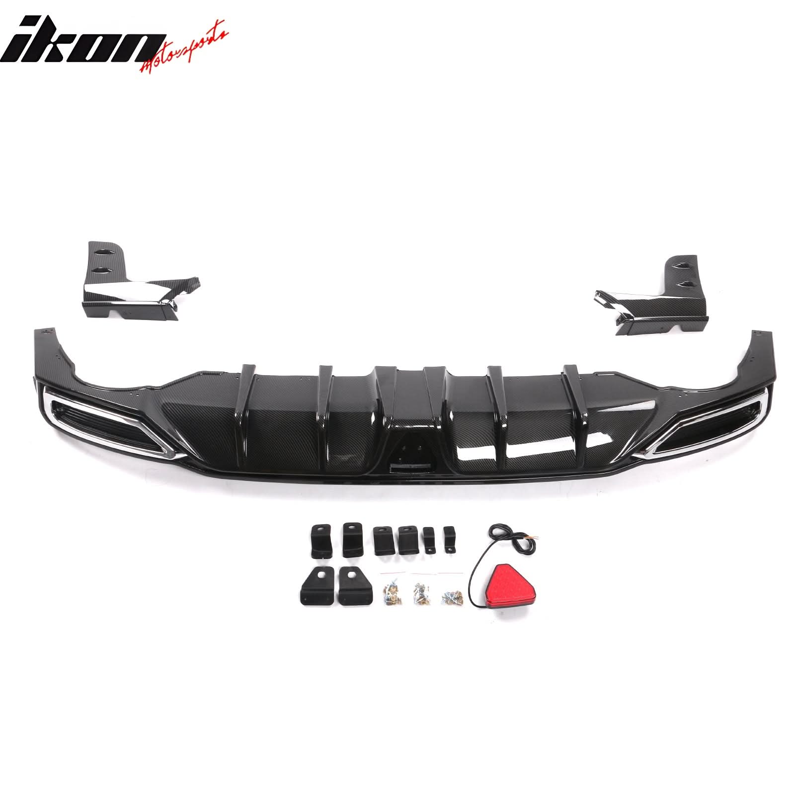 2022-2024 Honda Civic Rear Diffuser Lip W/ Corner Spats PP - Image 21