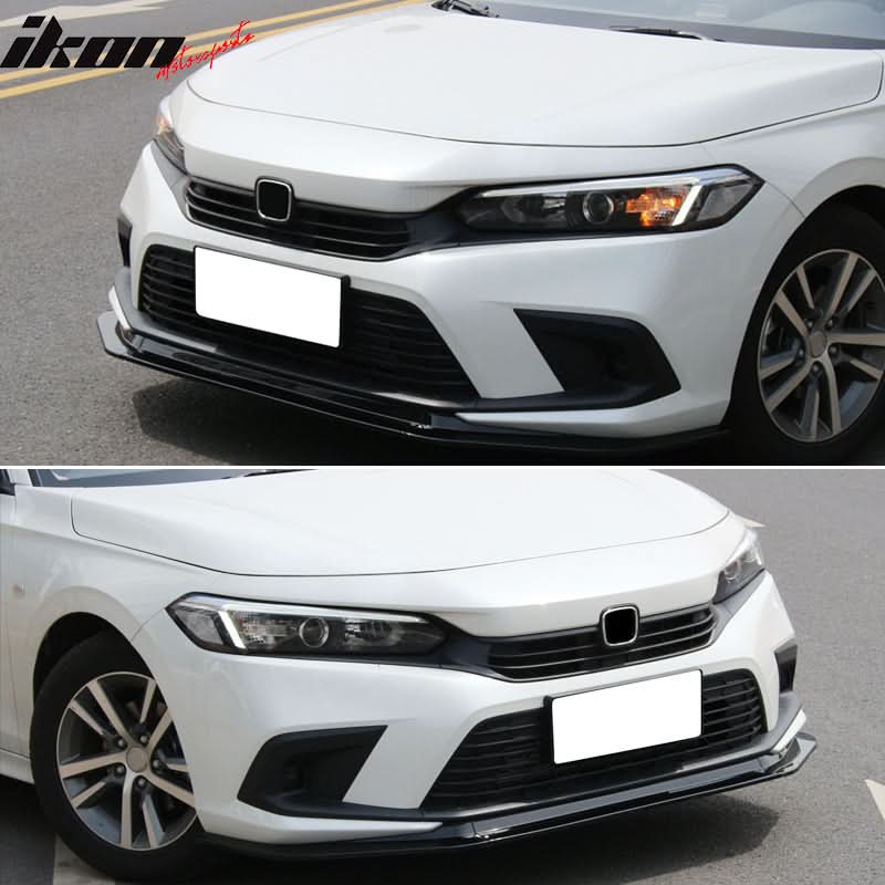 2022-2024 Honda Civic RS Style Front Bumper Lip PP - Image 3