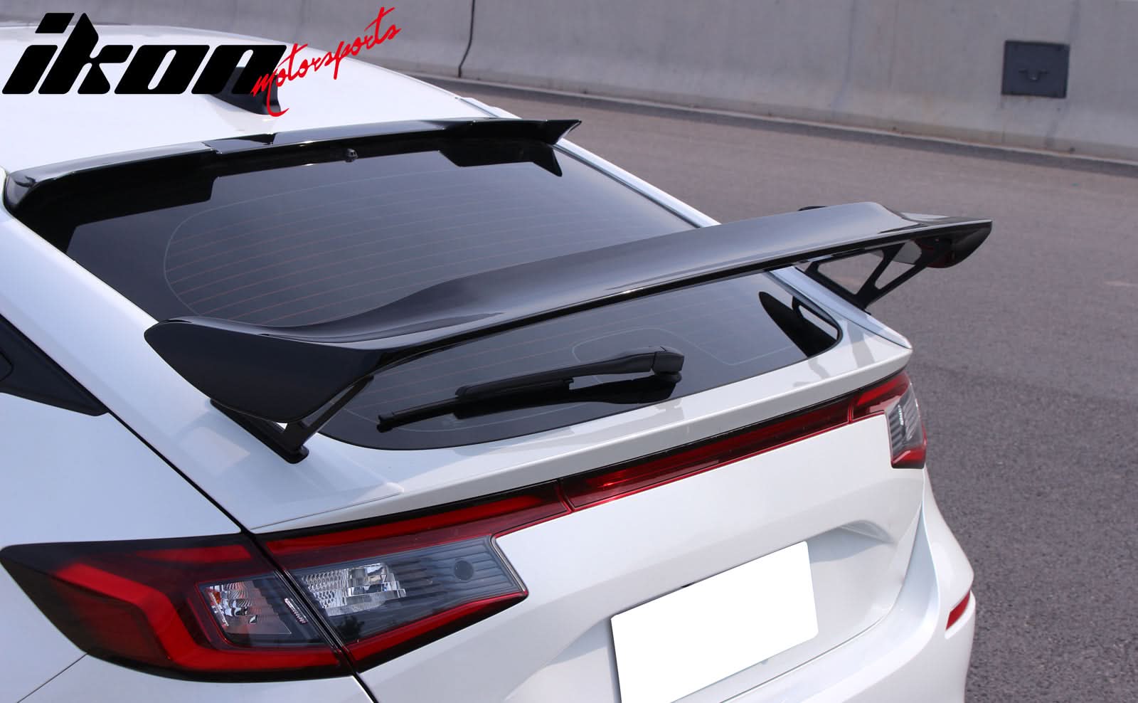 2022-2024 Honda Civic Type R Gloss Trunk Spoiler Mounting Plate ABS - Image 5