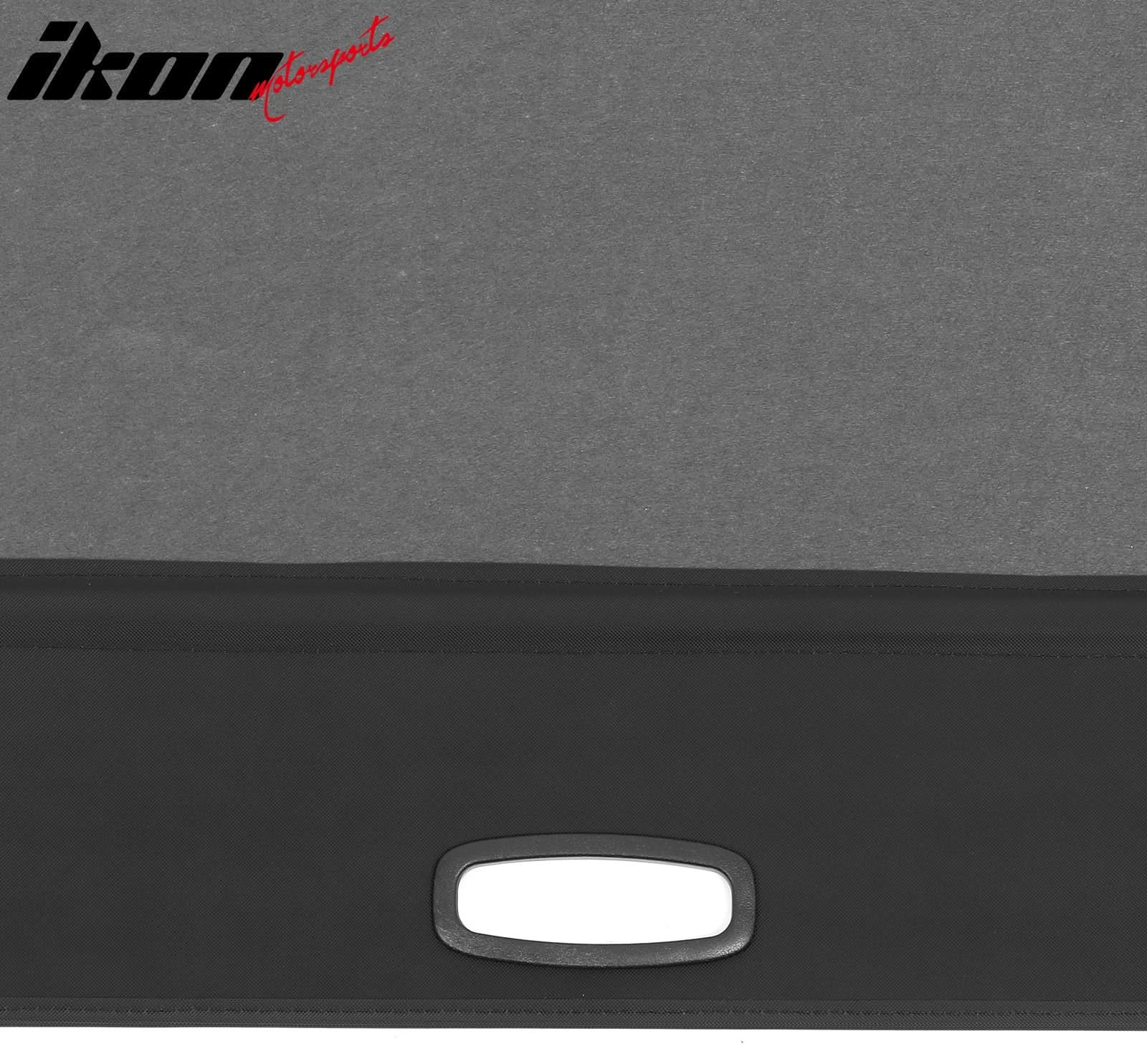 2022-2024 Rivian R1S Black Retractable Rear Trunk Cargo Cover Canvas - Image 7