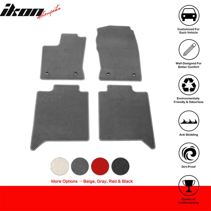 2022-2024 Toyota Tundra Crewmax OE Front Rear Floor Mat Nylon - Image 9