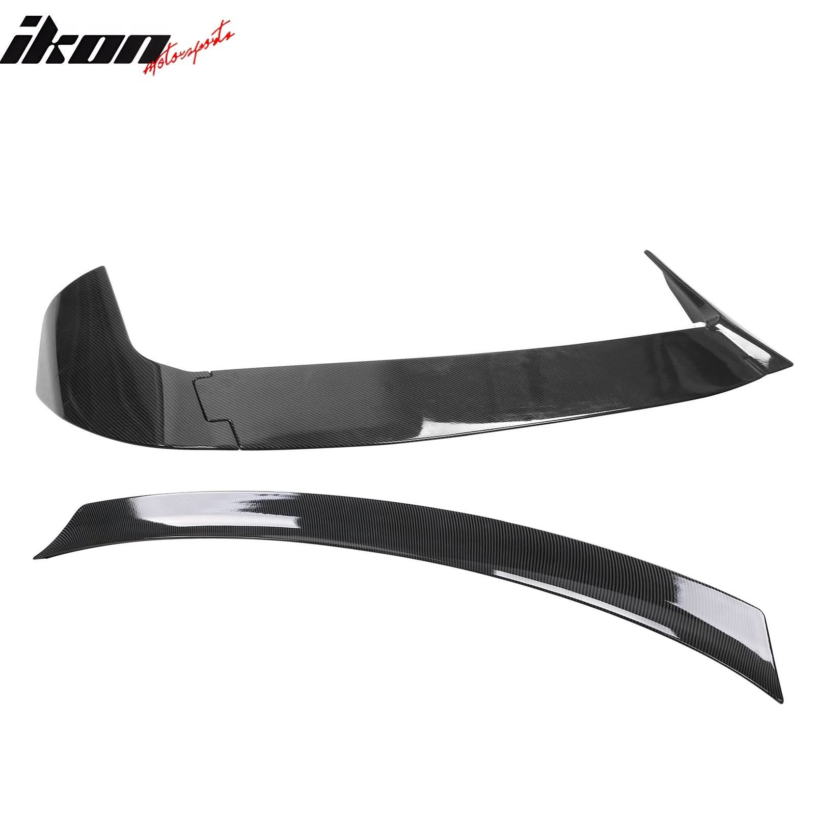 2022-2024Â Hyundai Ioniq 5 Carbon Fiber Print Trunk + Roof Spoiler ABS - Image 4