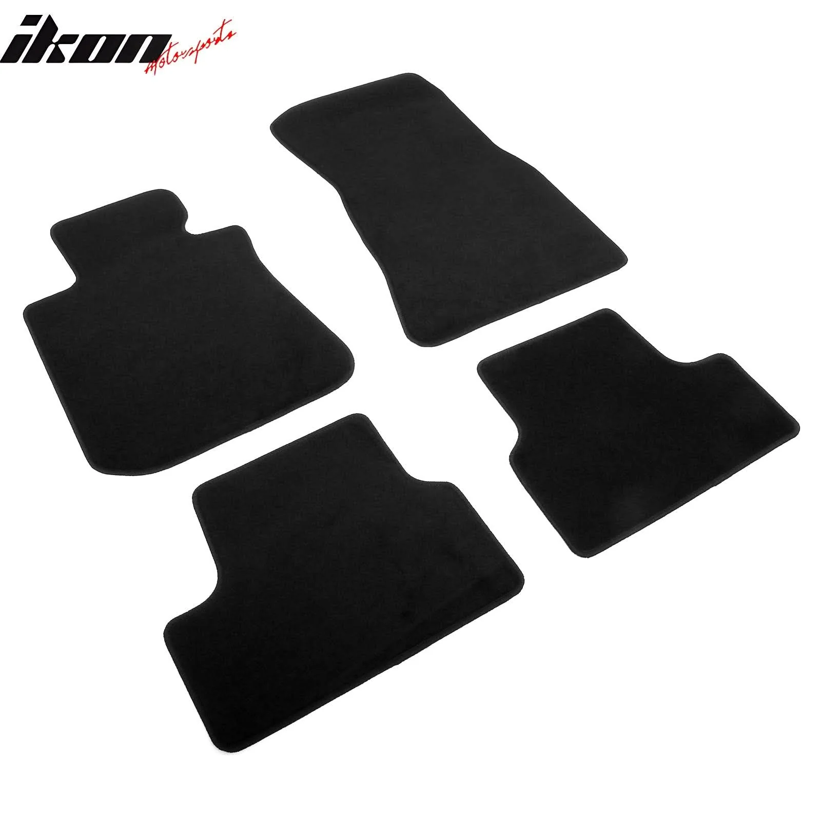 2022-2025 BMW i4 G26 OE Black Front Rear Floor Mats Carpets Nylon 4PCS - Image 3