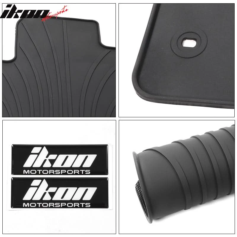 2022-2025 Honda Civic/Acura Integra Latex All Weather Black Floor Mat - Image 12