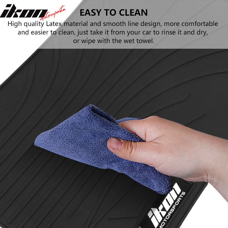 2022-2025 Honda Civic/Acura Integra Latex All Weather Black Floor Mat - Image 6