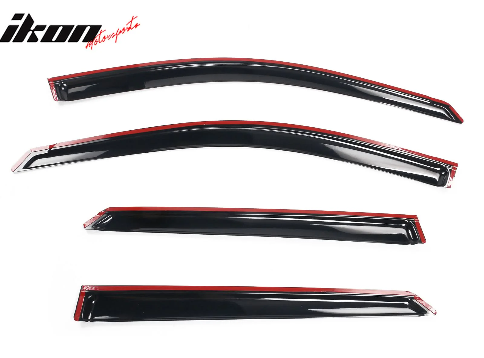 2022-2025 Hyundai Ioniq 5 Slim Style Black Window Visors Acrylic 4PCS - Image 9