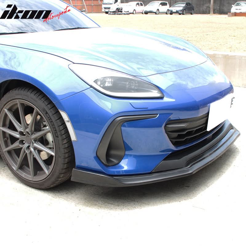 2022-2025 Subaru BRZ CSIK Style Unpainted Front Bumper Lip Splitter PU - Image 2