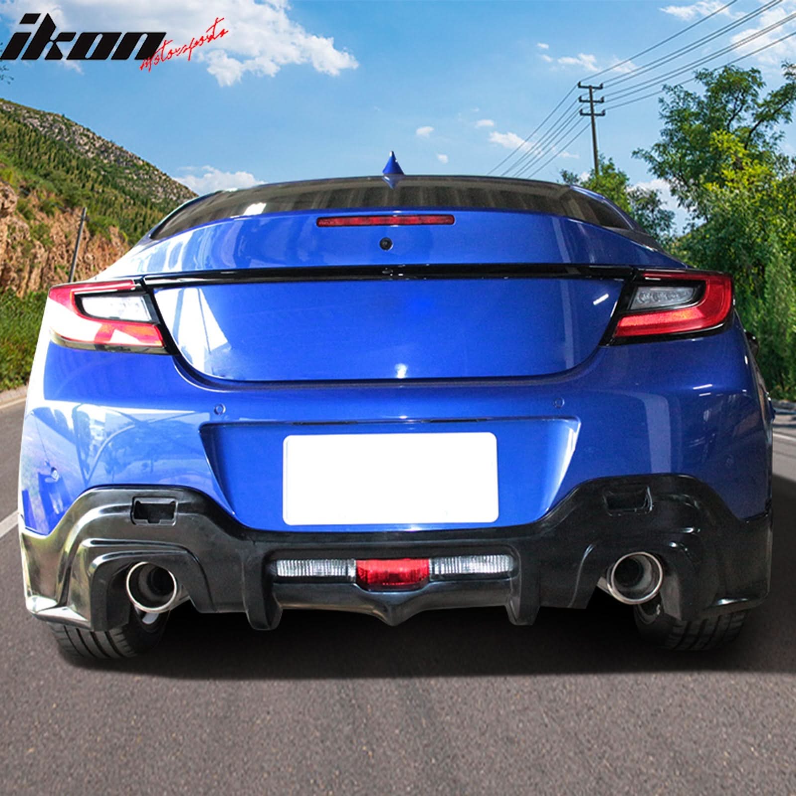 2022-2025 Subaru BRZ PU Front Bumper Lip+ Rear Diffuser+ Side Skirts - Image 4