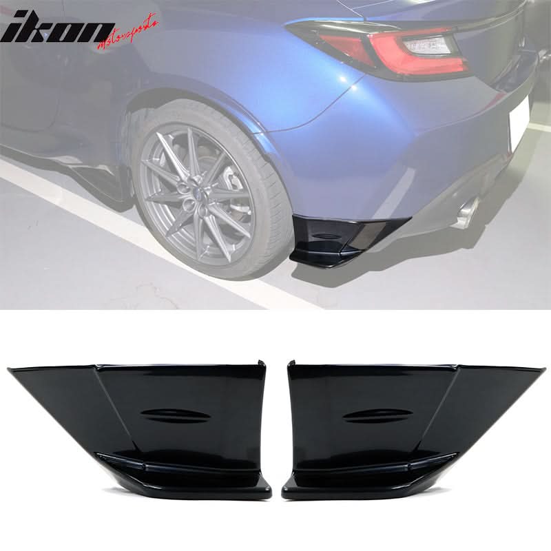 2022-2025 Subaru BRZ STI Style Red Front Lip Cover Side Strake ABS - Image 12