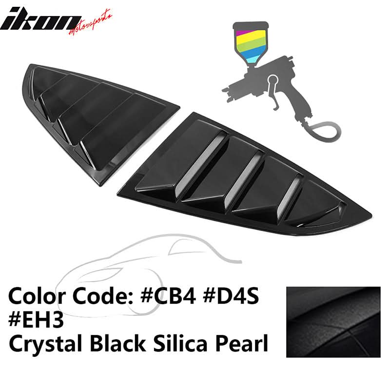 2022-2025 Subaru BRZ Toyota GR86 2DR IKON Style Window Louver PC - Image 10
