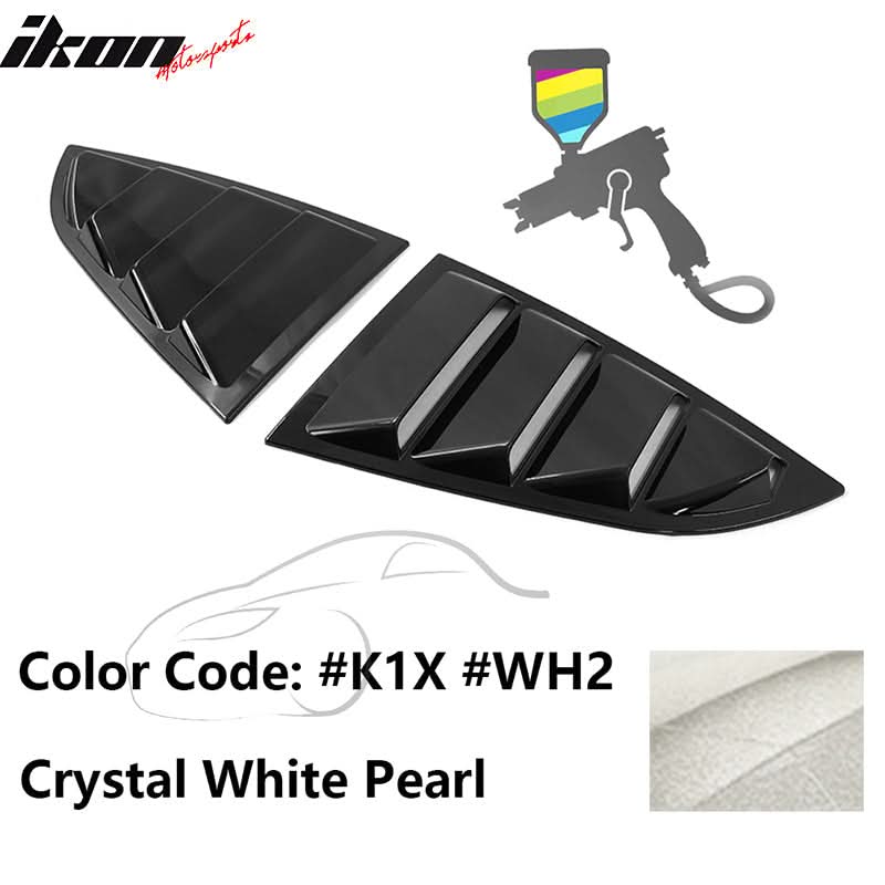 2022-2025 Subaru BRZ Toyota GR86 2DR IKON Style Window Louver PC - Image 16