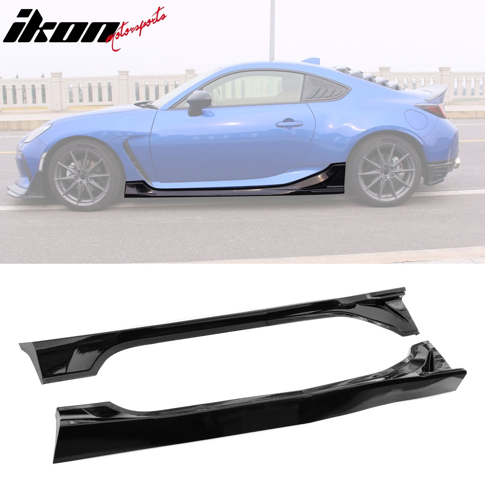 2022-2025 Subaru BRZ Toyota GR86 JDM 4PC Side Skirt - Image 8