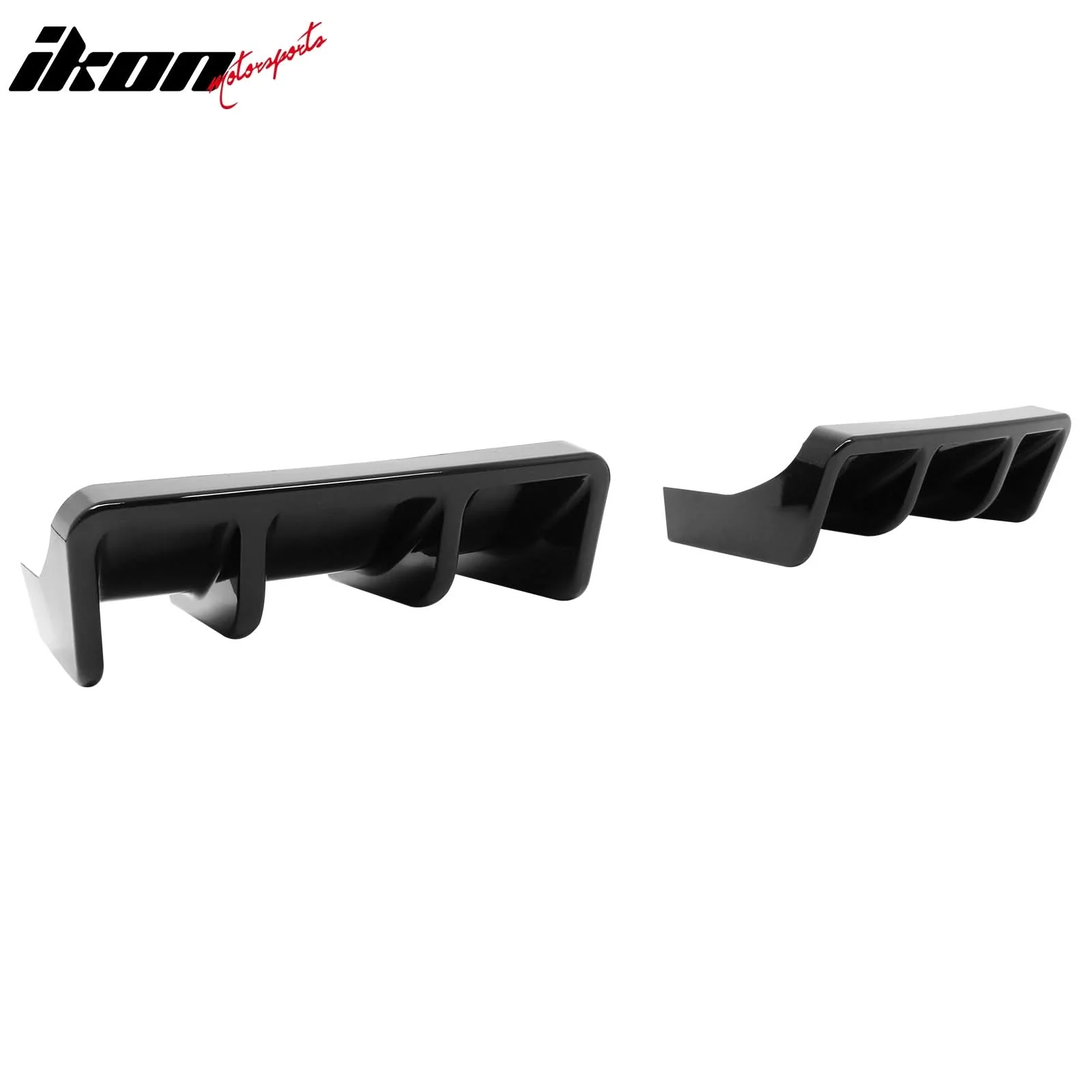 2022-2025 Subaru BRZ & Toyota GR86 JDM Style Gloss Black Rear Diffuser - Image 4