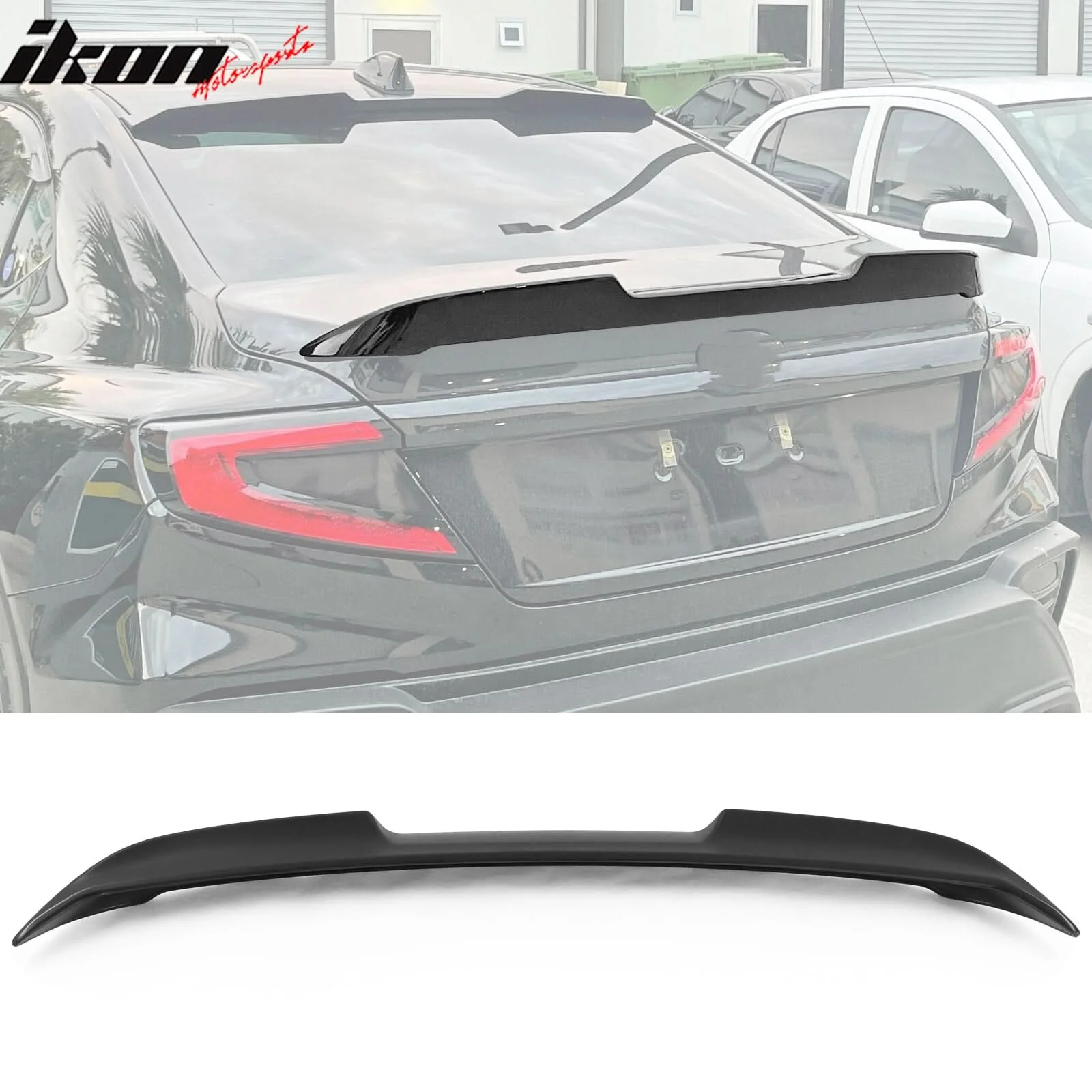 2022-2025 Subaru WRX 5th V Style ABS Rear Trunk Spoiler Wing - Image 8