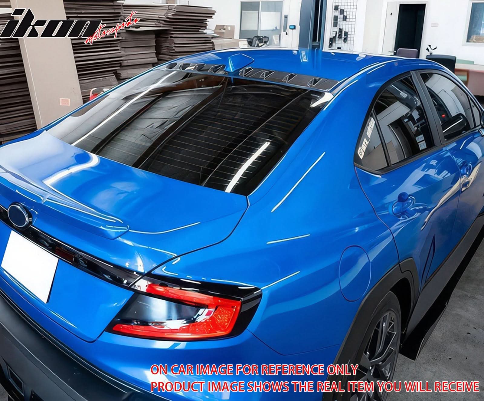 2022-2025 Subaru WRX D2 Style Rear Roof Spoiler ABS - Image 2