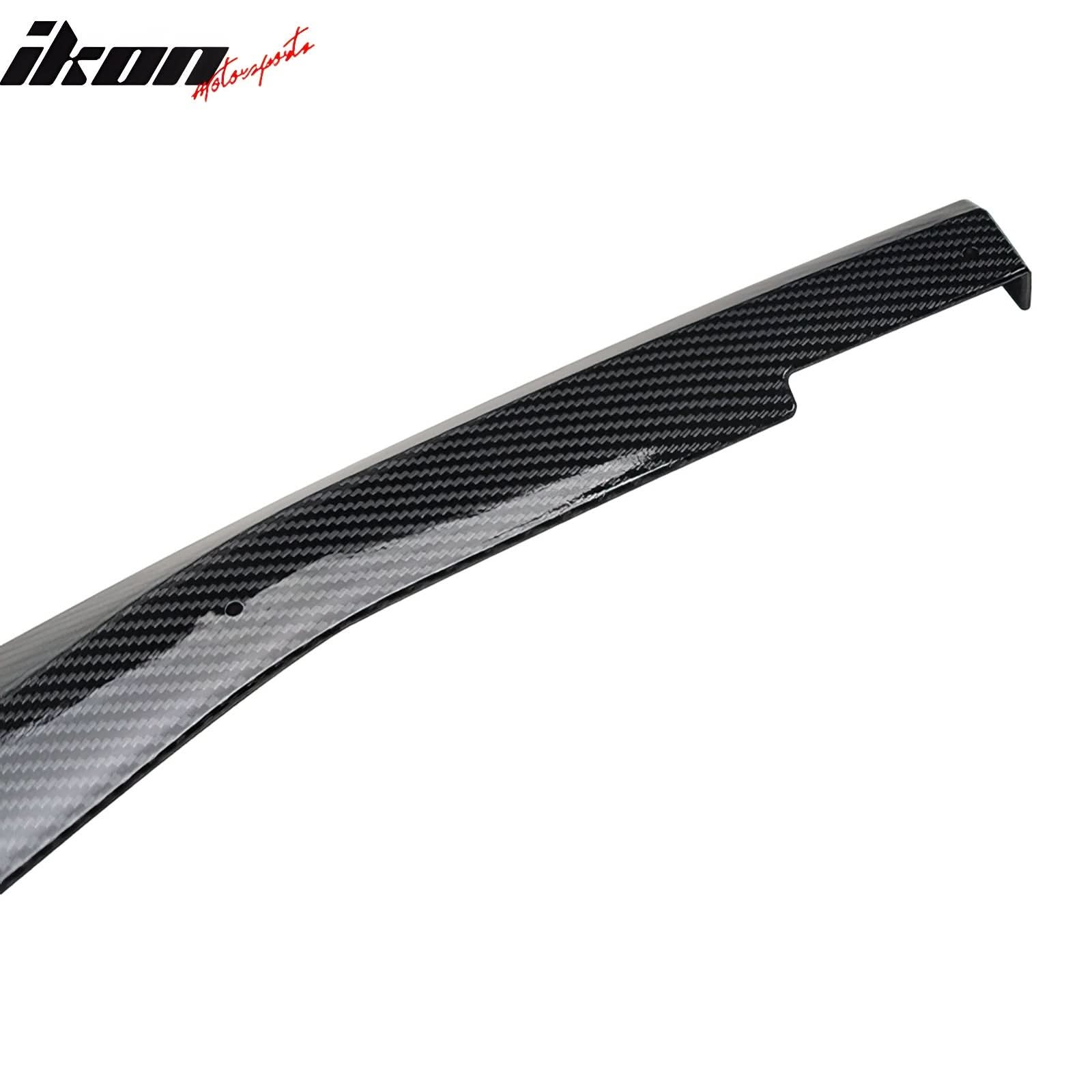 2022-2025 Subaru WRX IKON Carbon Fiber Print Front Bumper Lip PP 3PCS - Image 11