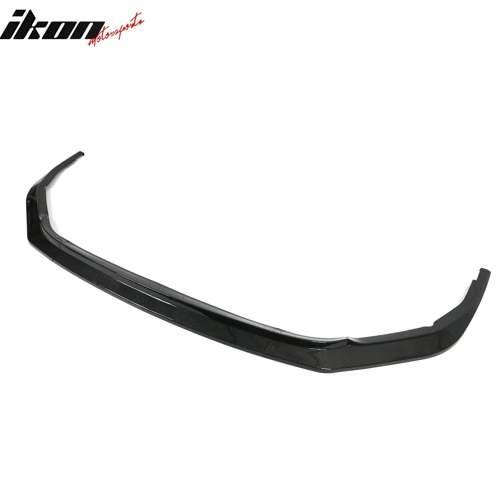 2022-2025 Subaru WRX IKON Carbon Fiber Print Front Bumper Lip PP 3PCS - Image 4