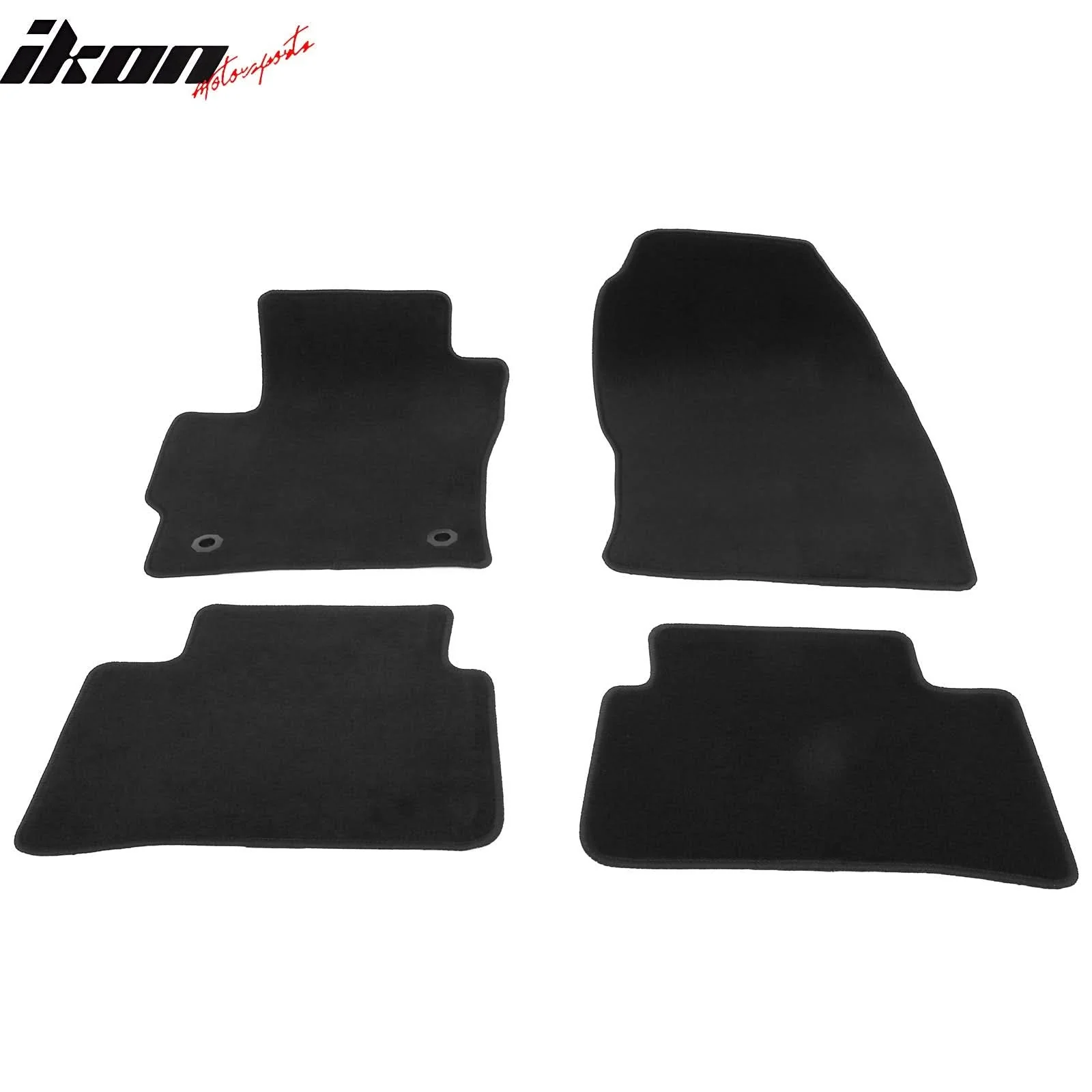 2022-2025 Toyota Corolla Cross GAS FWD Black Floor Mats Nylon 4PCS - Image 4