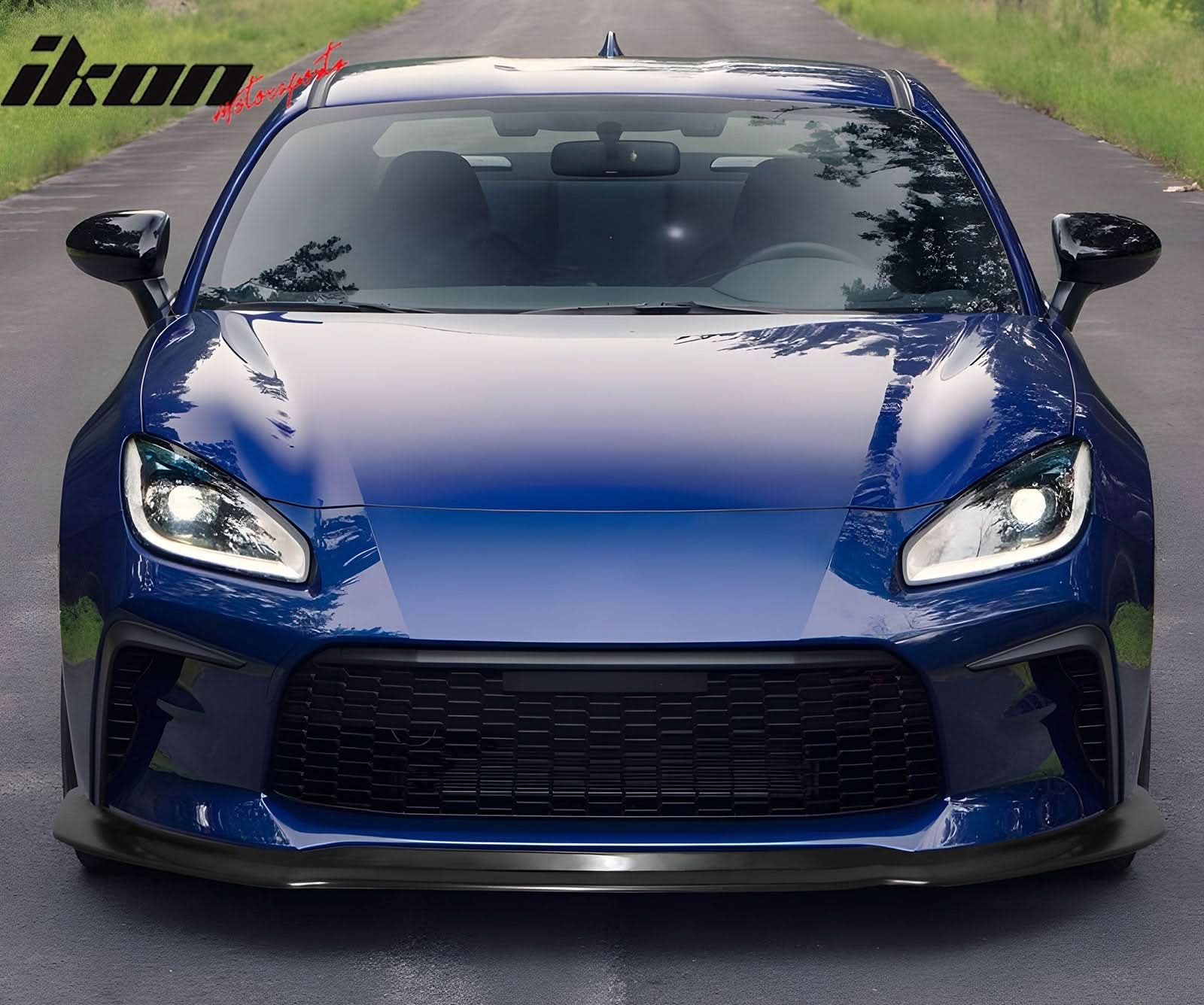 2022-2025 Toyota GR86 Coupe 2DR IK6 Style Unpainted Front Bumper Lip P - Image 2
