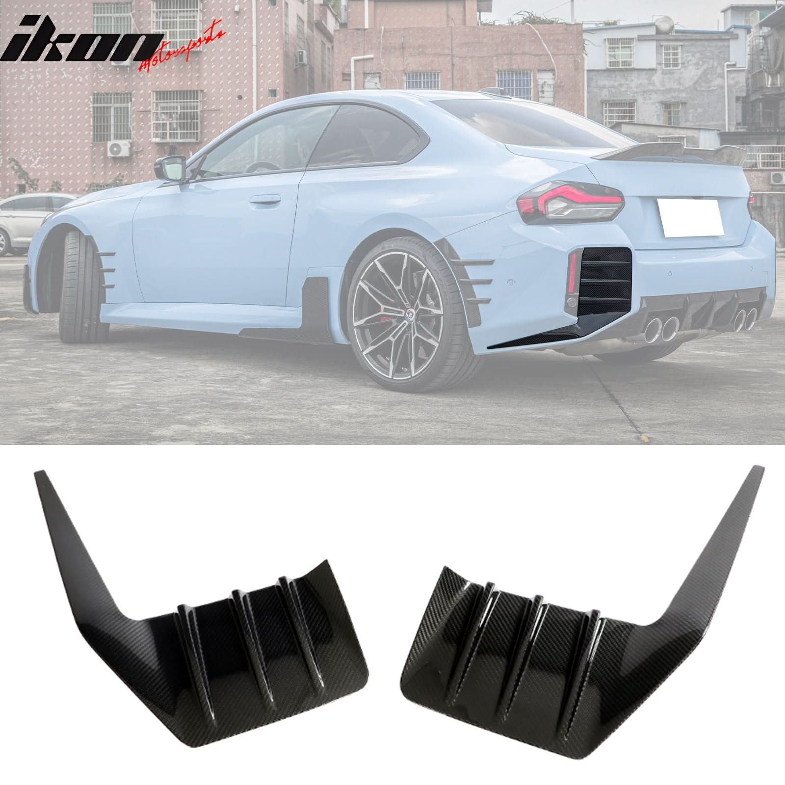 2023-2024 BMW G87 M2 Rear Side Fins M Performance Style - Image 10