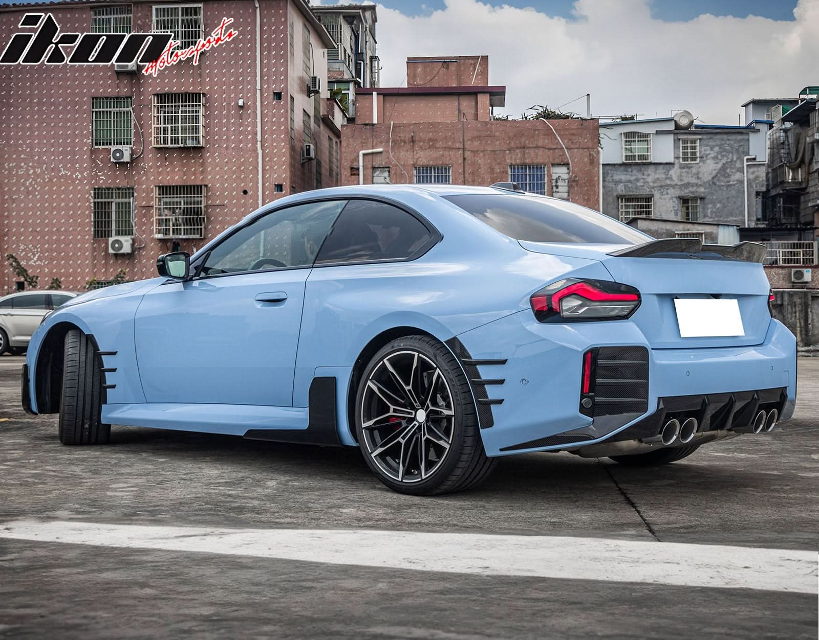 2023-2024 BMW G87 M2 Rear Side Fins M Performance Style - Image 3