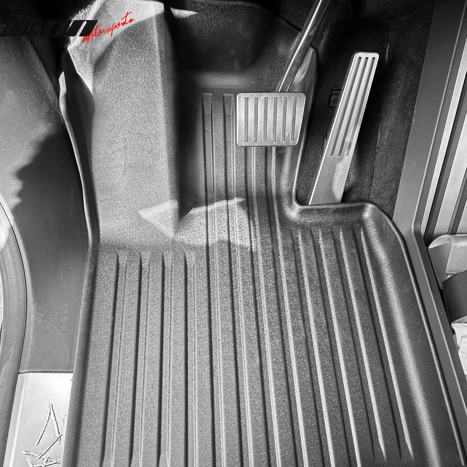 2023-2024 Tesla Cybertruck Front Rear Storage Mats TPE Floor Liners - Image 4