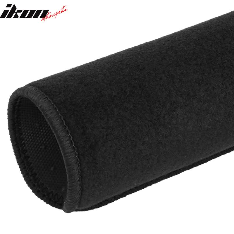 2023-2024 Toyota bZ4X & Subaru Solterra 4PCS Black Floor Mats Nylon - Image 8